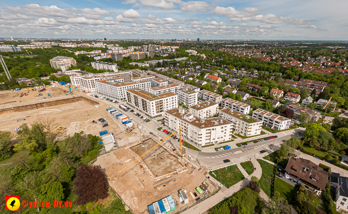 17.05.2023 - Baustelle Alexisquartier und Pandion Verde in Neuperlach